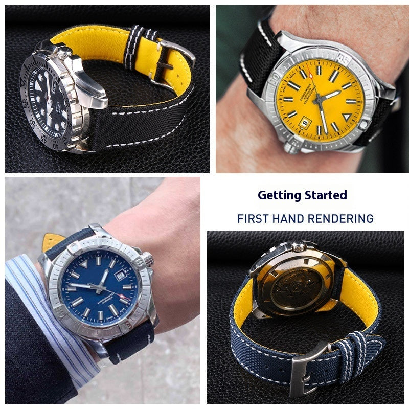 Nylon Watchband Watch Accessories Men