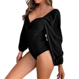 European And American Sexy Slim-fitting Bodysuit High-waisted Slimming Versatile Comfortable Autumn Winter Tapered Pants