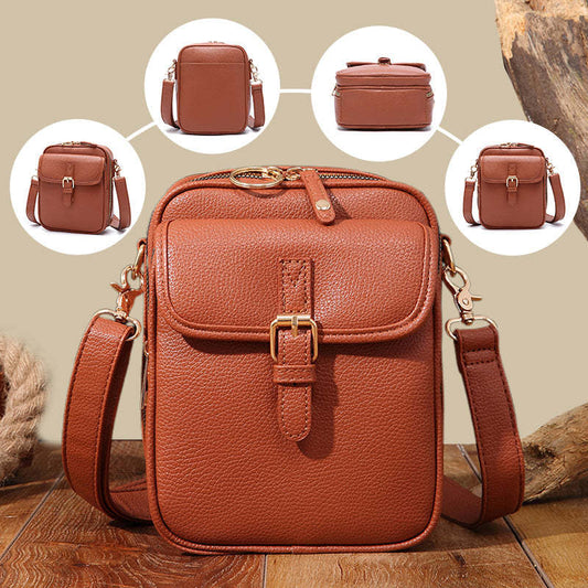 Unisex Vintage Large Capacity Messenger Bag Storage Bag  With 10 Card Inserts Casual Backpack Women's Bag Retro Backpack Large Capacity Travel