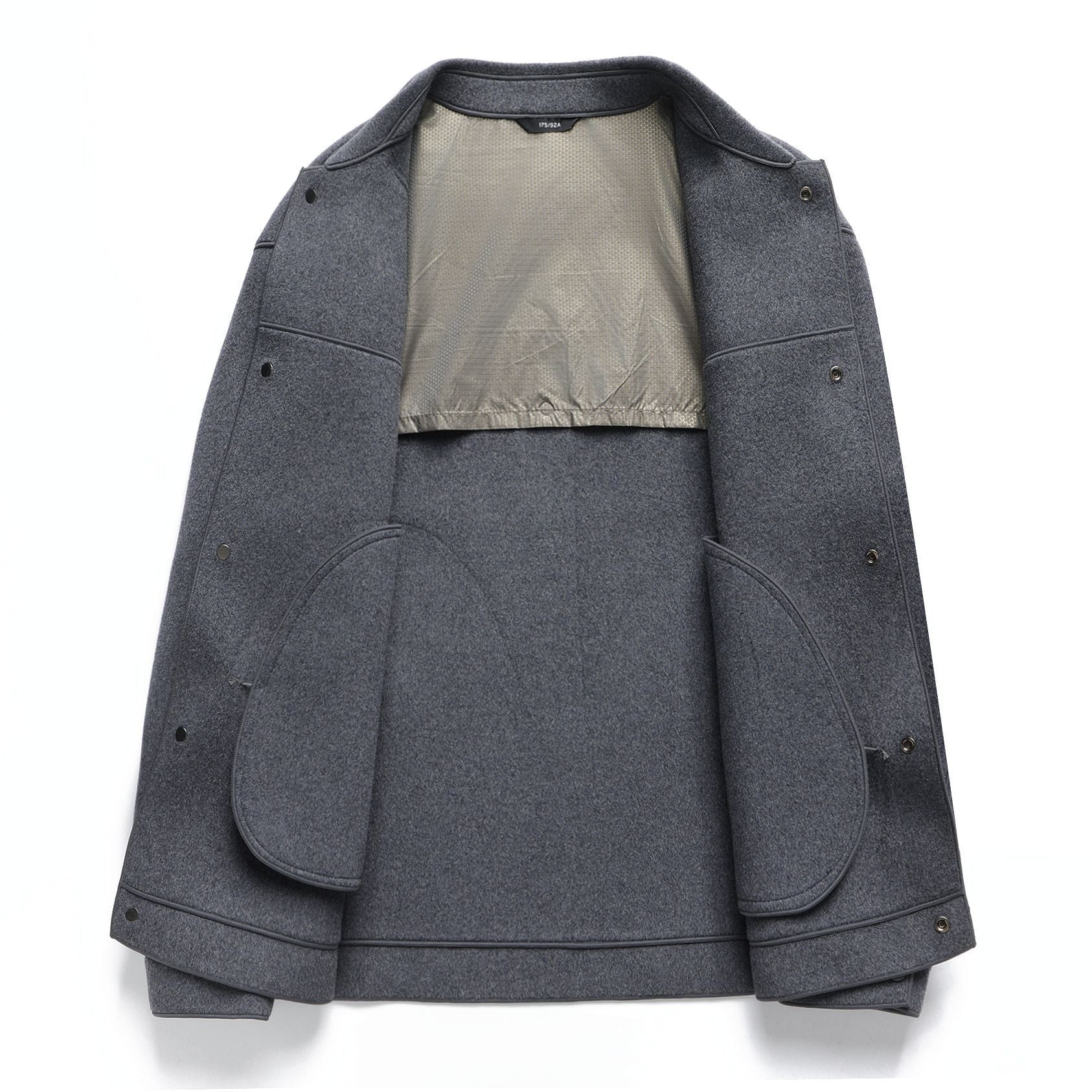 Men's Double-faced Wool Lapel Jacket