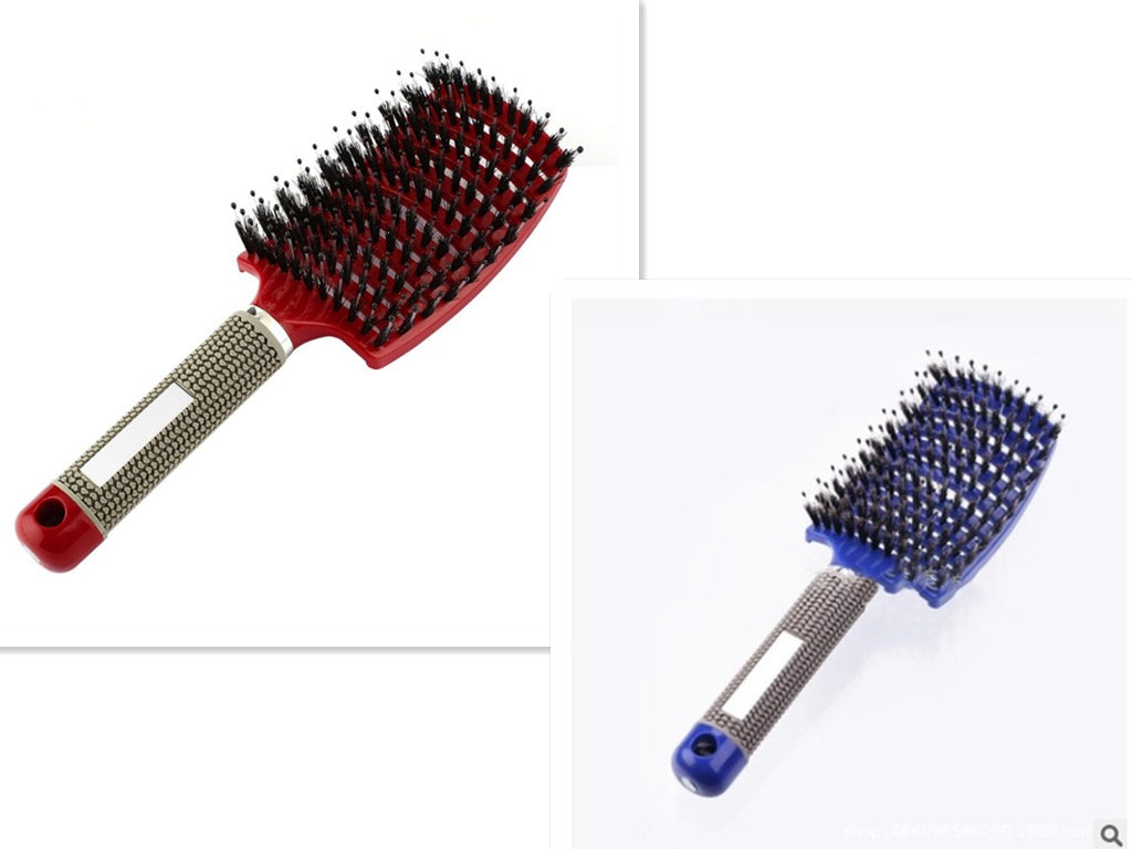 Hairbrush Anti Klit Brushy Haarborstel Women Detangler Hair Brush Bristle Nylon Scalp Massage  Teaser Hair Brush Comb null