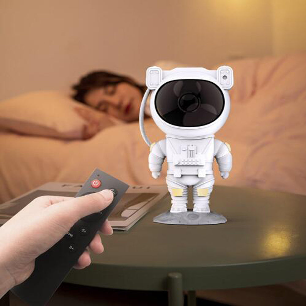 Creative Astronaut Galaxy Starry Sky Projector Nightlight USB Atmospher Bedroom Table Lamp null