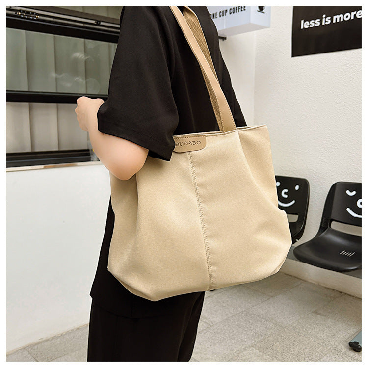 Women's Large-capacity Fashion Casual Tote Bag Nylon Portable Shoulder Bag null