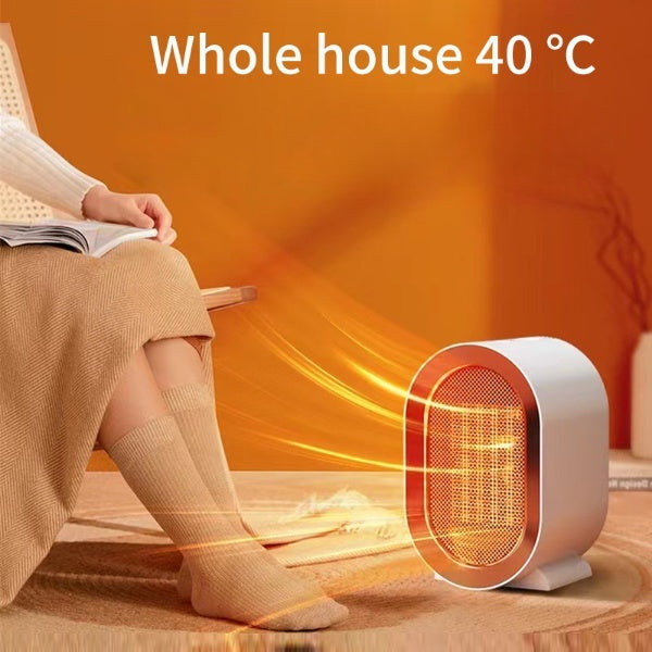 Desktop Electric Heater Mini Portable Fan Heater 220V PTC Ceramic Heating Warm Air Blower Home Office Warmer Machine null