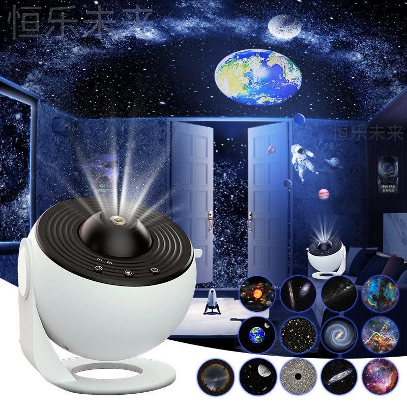 Night Light Galaxy Projector Starry Sky Projector 360 Rotate Planetarium Lamp For Kids Bedroom Valentines Day Gift Wedding Deco null