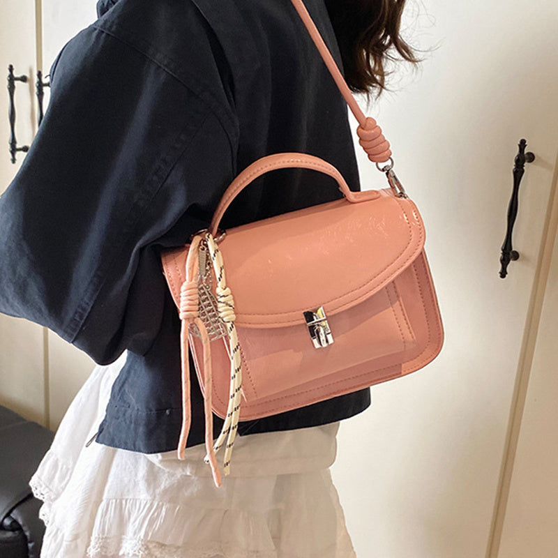 Casual Small Square Shoulder Bag Retro Portable Messenger Handbags For Women null