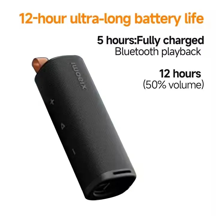 US Stock XIAOMI Portable Speaker  5.4 IP67 Wireless Waterproof with 12 Hours Playback Time Supports TWS Connection