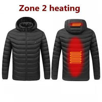 11 Heating Areas Heated Jacket Men Women's Winter Outdoor Camping Sportswear Heated Coat Graphene Heat Coat USB Heating Jackete