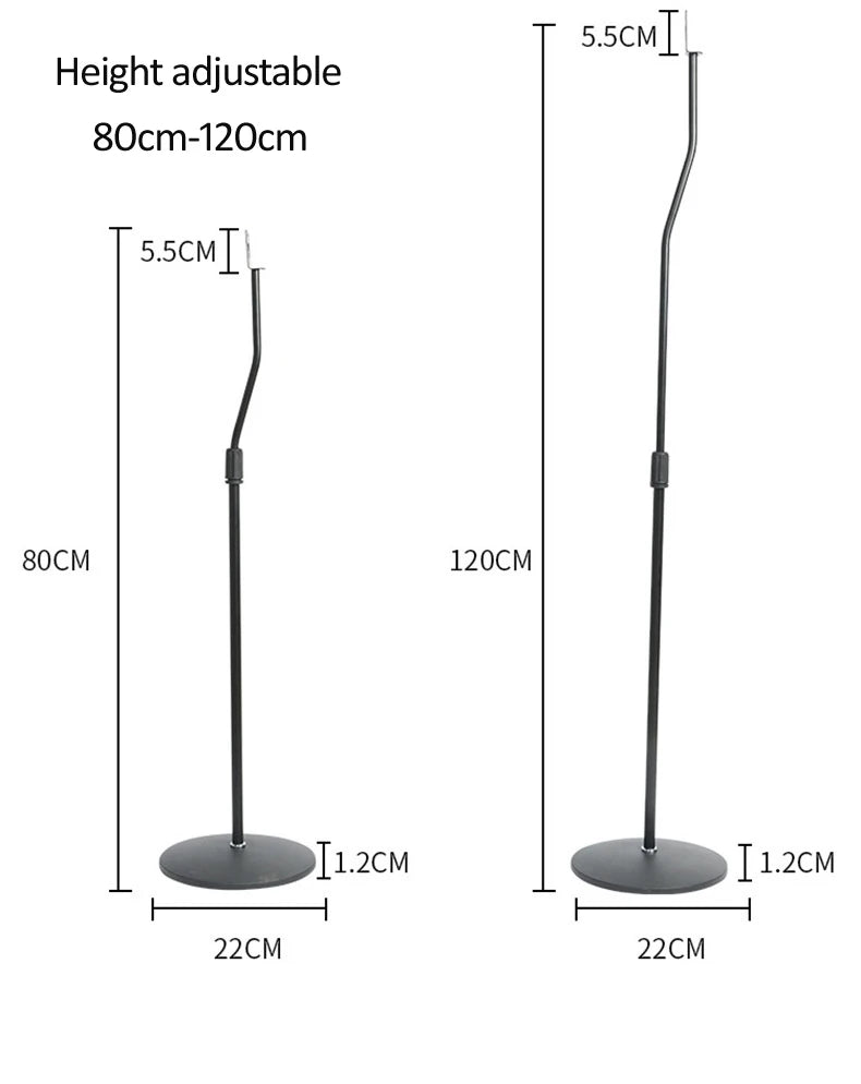 (1 pair) SF01 100CM 110CM 120CM adjustable universal Surround sound SPEAKER floor STAND For Z906 520 mount holder big base rack