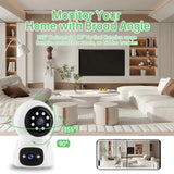 Wistino 3K Wireless Home Security Pet Ip Camera Motion Detection Alarm Two-Way Voice Recording Indoor Camera for Pets