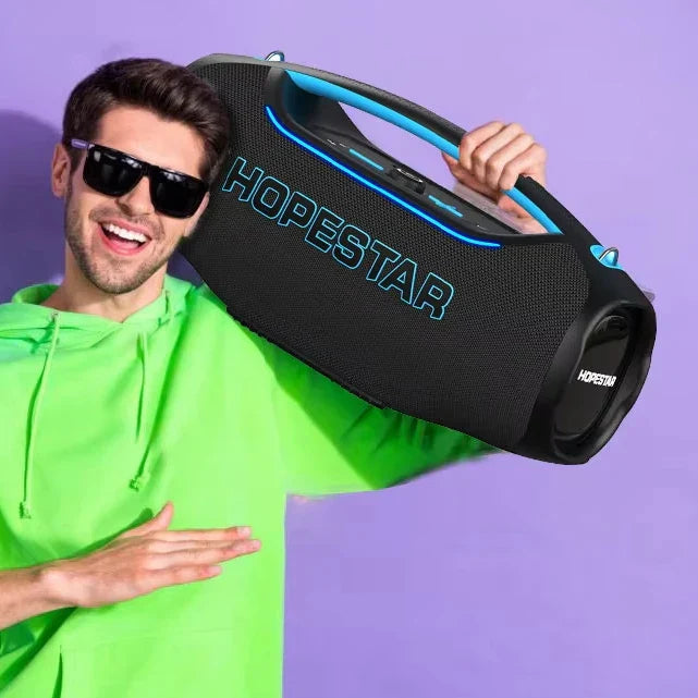Original HOPESTAR A60ultra Big Power 450W Wireless Speakers Portable Subwoofer Waterproof With Mic for Home Party