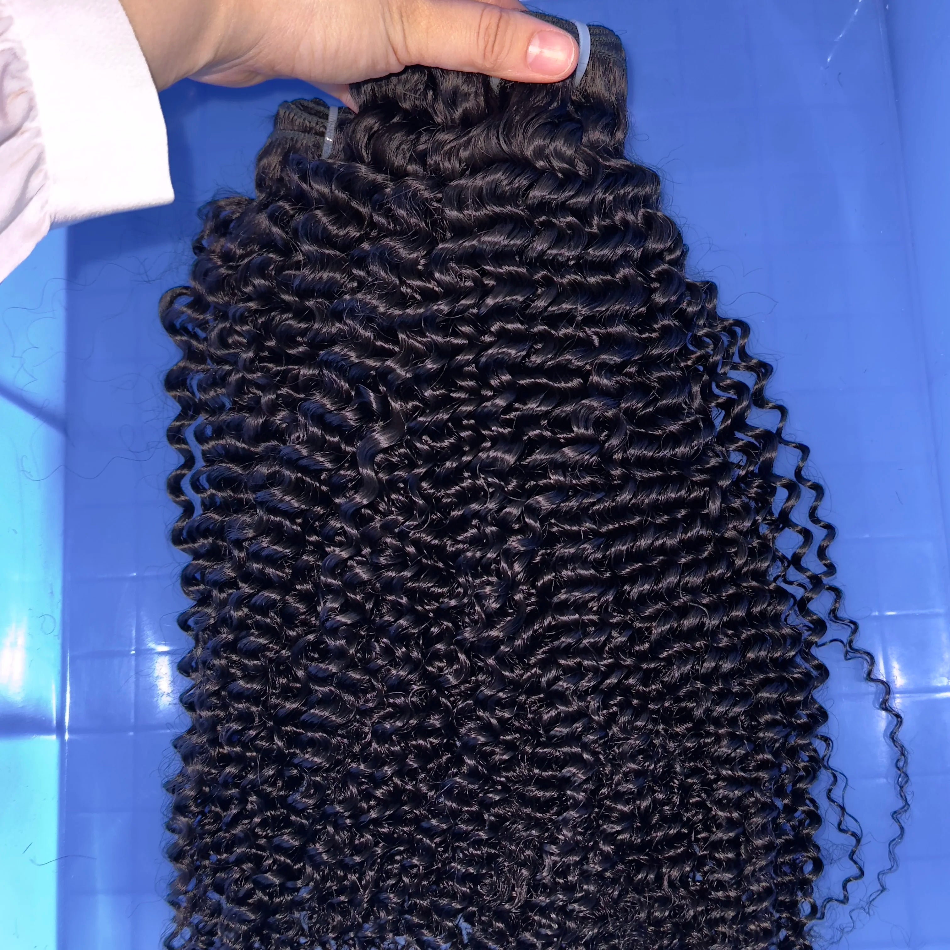 Raw Unprocessed Hair Best Quality Human Cambodian Burmses Curly Hair Bundles Natural Wave Kinky Curly Sexyhairlady Factory