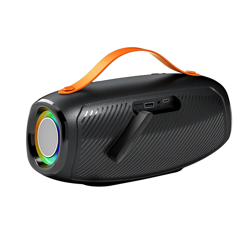 2400 MAH Modern Style Portable for BT Speaker RGB Colorful Flashing 2 Loudspeakers for  Outdoor Wireless Speakers