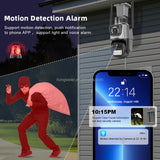 HongGlobal 4MP Smart Wireless 360 Degree IP Surveillance Video Camera V380 Pro Dual Lens WiFi CCTV Network Home Security Camera