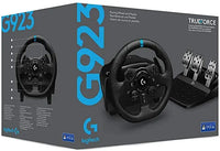 Original Logitech G923 Racing Wheel and Pedals for PC PS4 PS5 Racing Simulation Game Featuring Vibration Motor