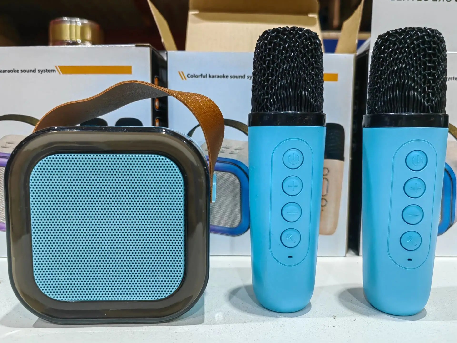 K12  Speaker Outdoor Karaoke Party Home KTV Speaker with Microphone Stage Music Player Wireless Speaker for Children