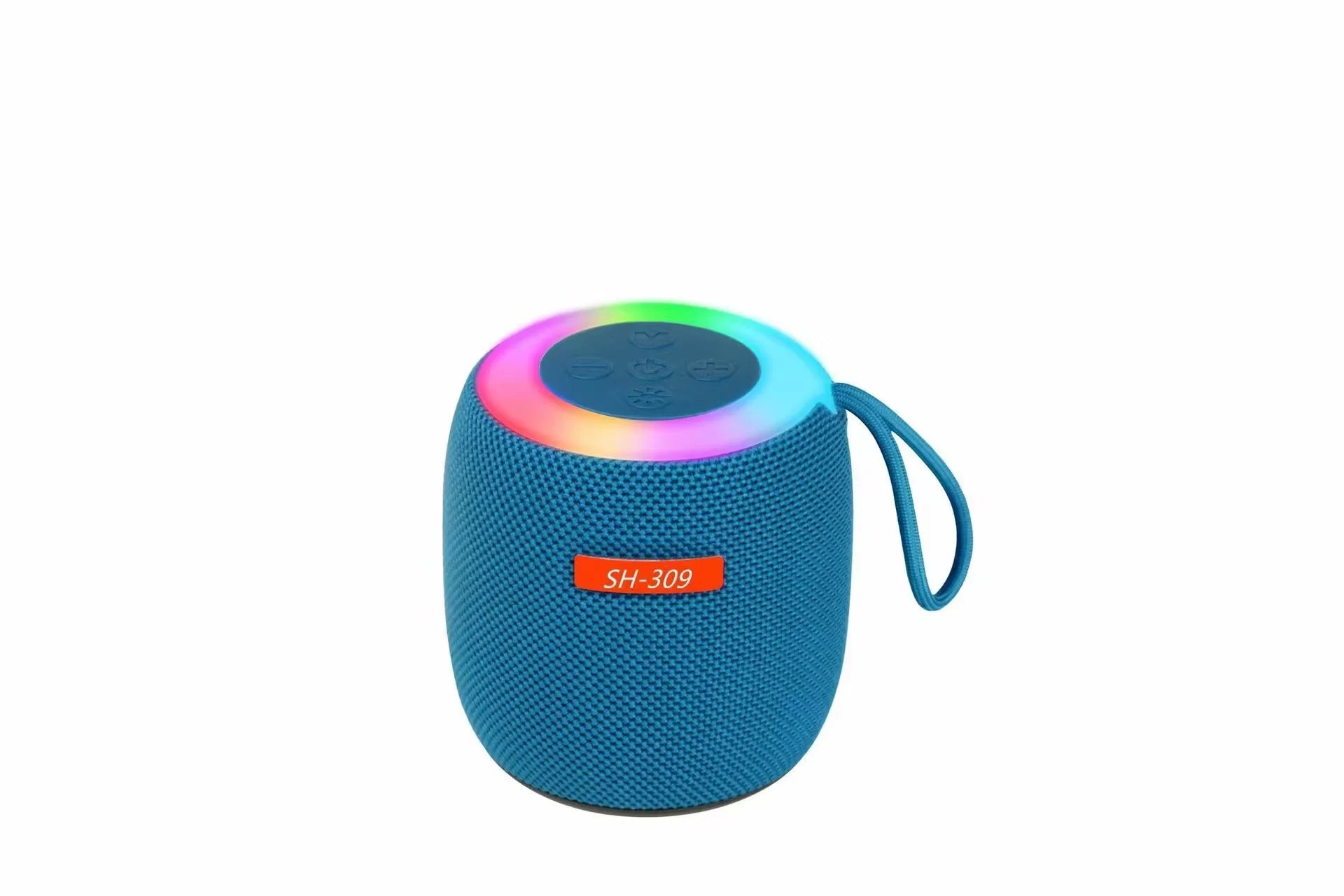 Wholesale SH-309 Mini Wireless Speakers Party Outdoor Portable Subwoofer Led Color RGB Night Light Small Speaker