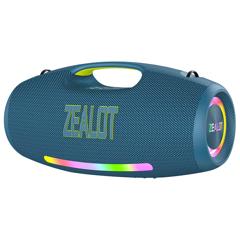 Zealot Original S89 Portable Wireless Speaker High Power 48000Mah Large Battery RGB LED Lighting Battery