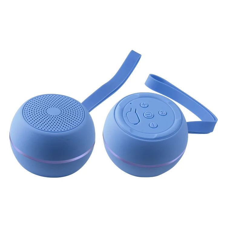 US Warehouse Radio Portable Colorful Mini Round Speakers Support Wireless 5.0 Bluetooth Speaker Wireless Speaker Ship Local