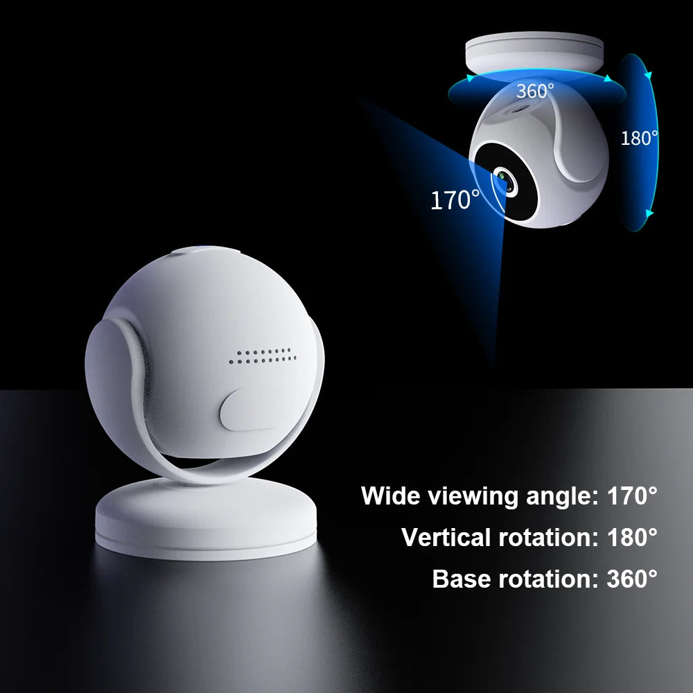 New 360° High Quality  1080p 720p 4k Mini Wireless Wifi Camera Home Security Connected to Mobile Phone Hd