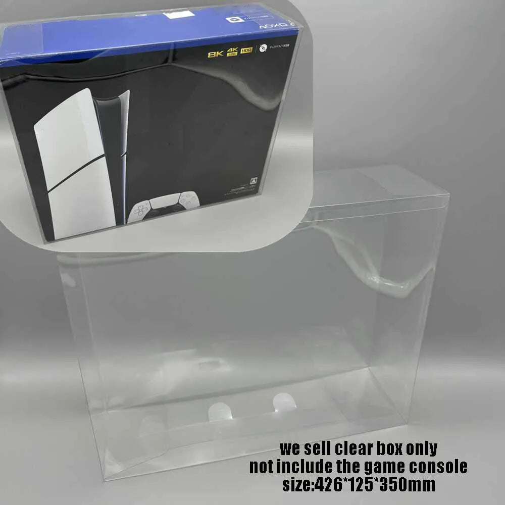 High Quality Plastic clear Box for PS5 Slim/PS5 2000 PET Transparent Plastic Storage Box Display Box