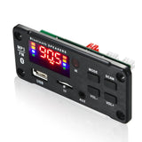 12V MP3 WMA Decoder Board 50W 2*25W Wireless Bluetooth 5.0  Amplifier Car Audio USB TF FM Radio Module MP3 Player