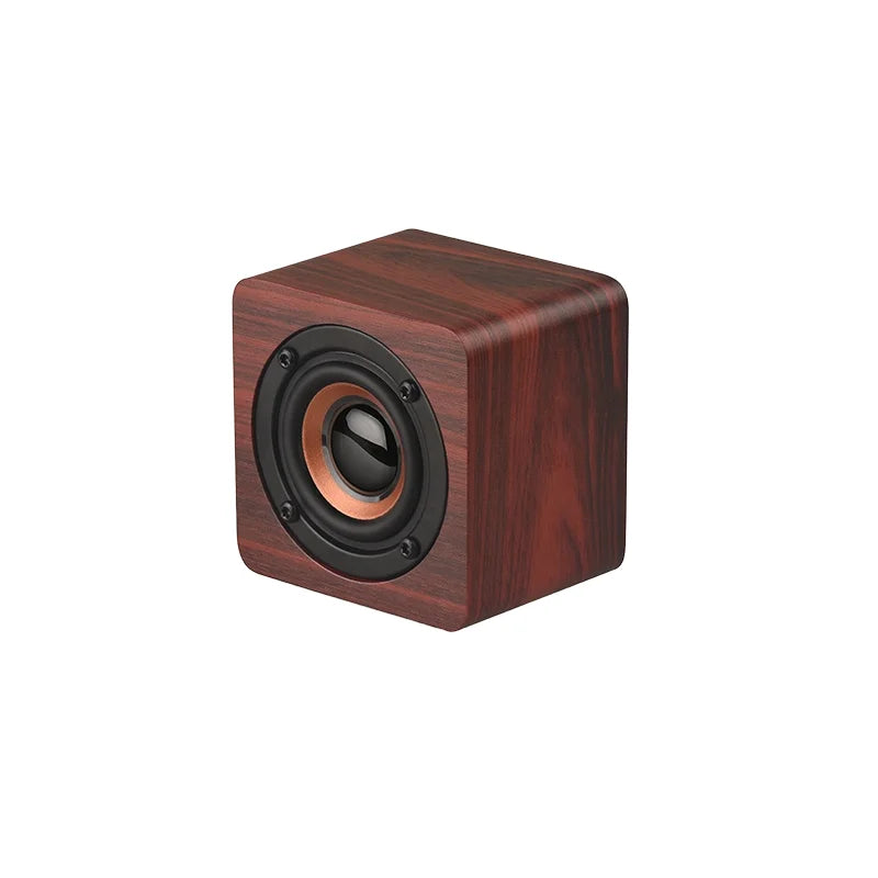 High Quality Portable Mini BT Speaker Good for Sports and Camping Hot Seller Design Wooden Computer Accessory