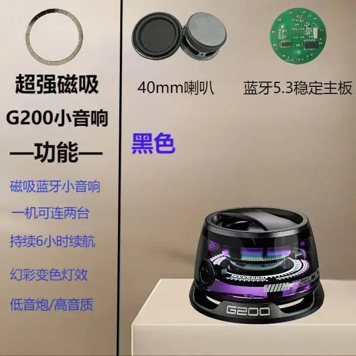 G200 High-quality Bt Portable Speaker Popular on TikTok Suitable for Outdoor and Indoor Activities Waterproof High Battery Life