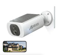 ANRAN 5MP Solar Camera Outdoor,Home Security Camera Wireless,2.4G WiFi,Color Night Vision,PIR Human Detection,IP65 Waterproof