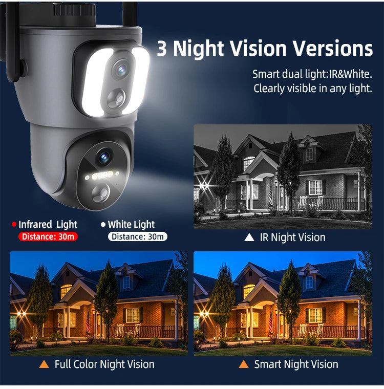 6mp Ptz Ai 6W Solar Camera Ring Ubox Smart Wifi Cctv Outdoor Home Security Camera System Wireless With Audio