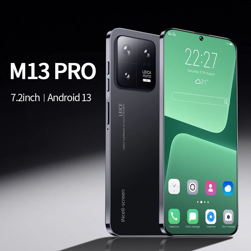 2025 5g Smartphone Celular t Pova 5 Gsm M13 Pro Smart Phone Nuevo Mobile Restaurant
