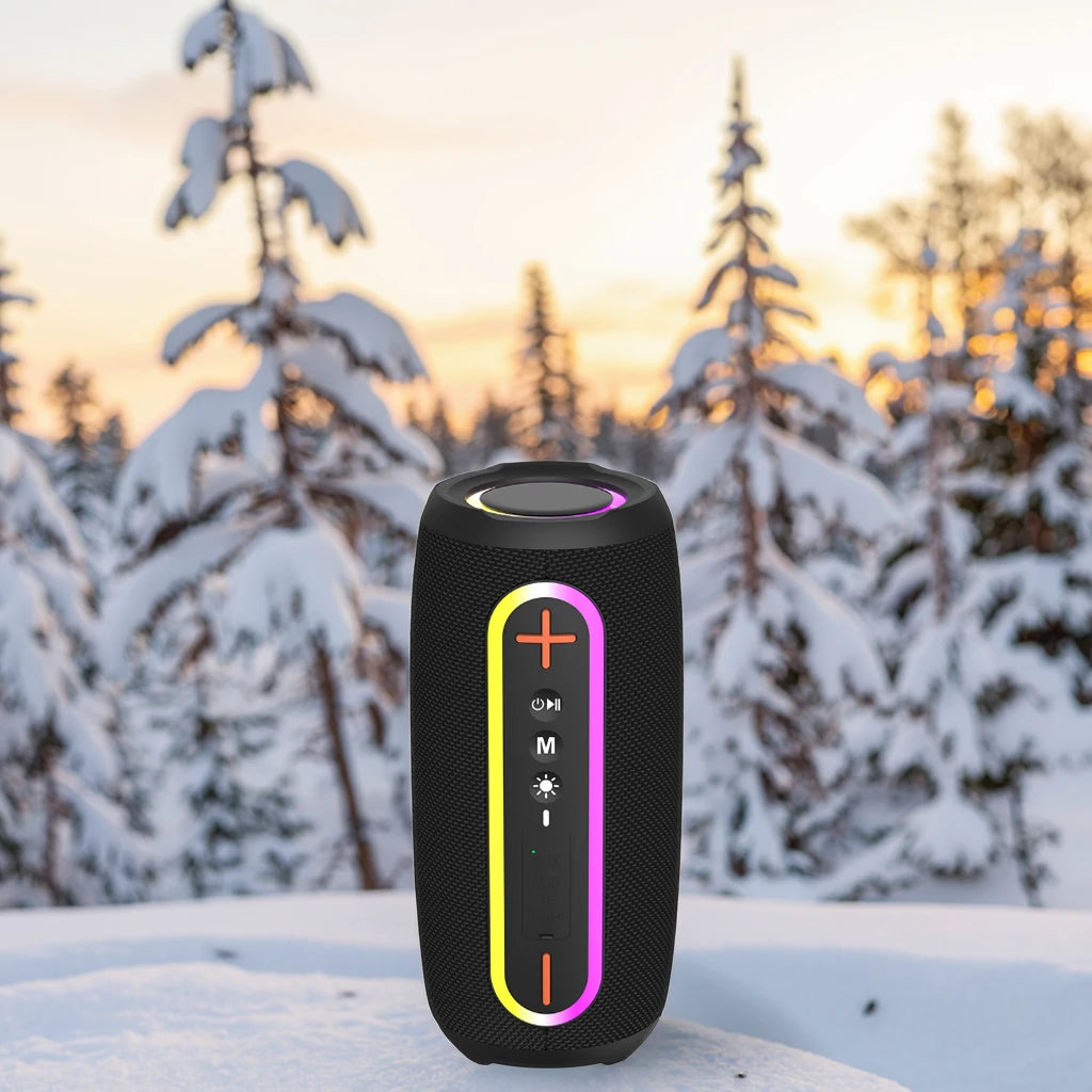 Speaker With Hd Sound Portable Wireless Ipx5 Waterproof up to 5H Playtime Tws Pairing Bt5.3 for Home/Party/Outdoor/Beach