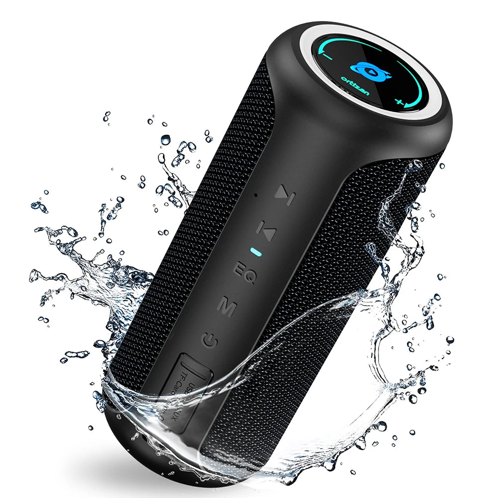 Speaker With Hd Sound Portable Wireless Ipx5 Waterproof up to 5H Playtime Tws Pairing Bt5.3 for Home/Party/Outdoor/Beach