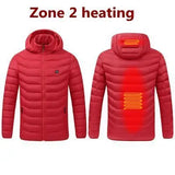 11 Heating Areas Heated Jacket Men Women's Winter Outdoor Camping Sportswear Heated Coat Graphene Heat Coat USB Heating Jackete