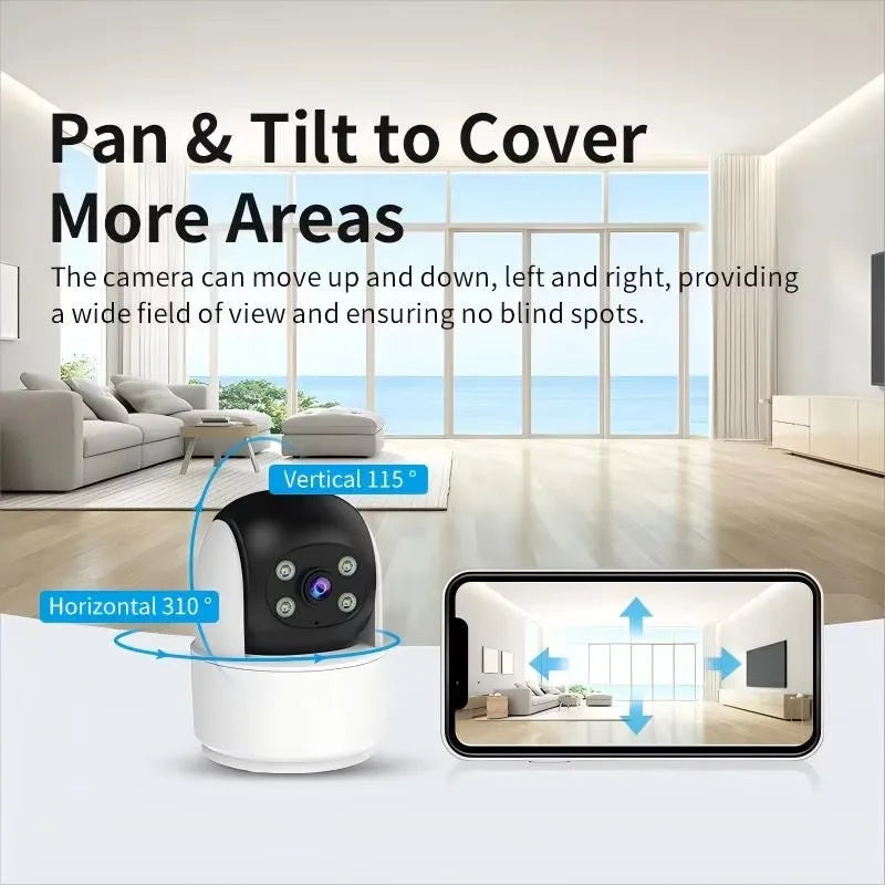 2024 Newest O-KAM Pro APP FHD Resolution Indoor Wifi Camera Home Security PT Wireless IP Network Baby Monitor NVR SD CCTV