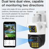 1080P HD 6MP Night Vision Home Security 4G Solar CCTV Camera Smart Auto Tracking Dual-Lens Cloud Storage Outdoor IP66 Camera