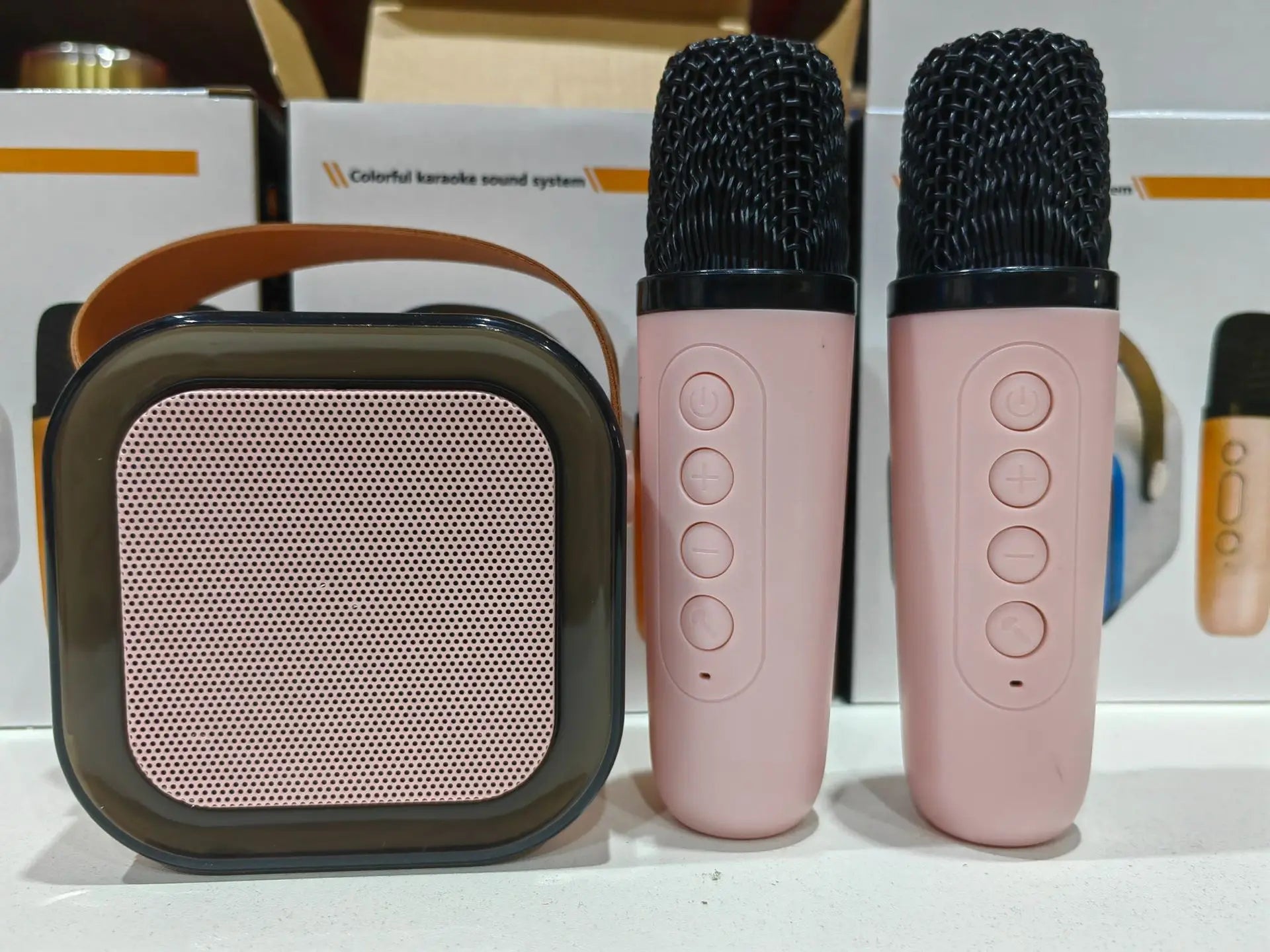 K12  Speaker Outdoor Karaoke Party Home KTV Speaker with Microphone Stage Music Player Wireless Speaker for Children