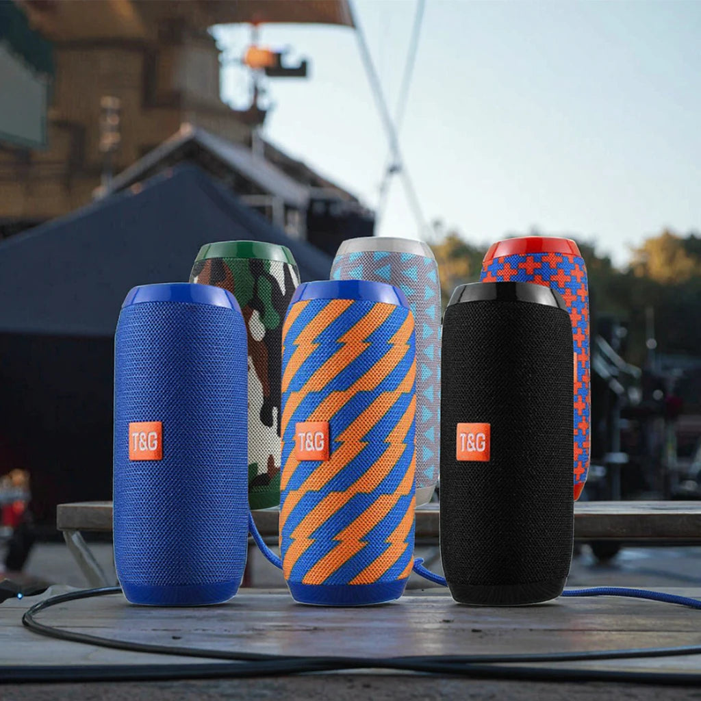 TG117 Portable RGB Wireless TWS Loudspeaker Surround Sound Mobile Phone for Home Theatre Plays Music Mini Blue Tooth Speaker