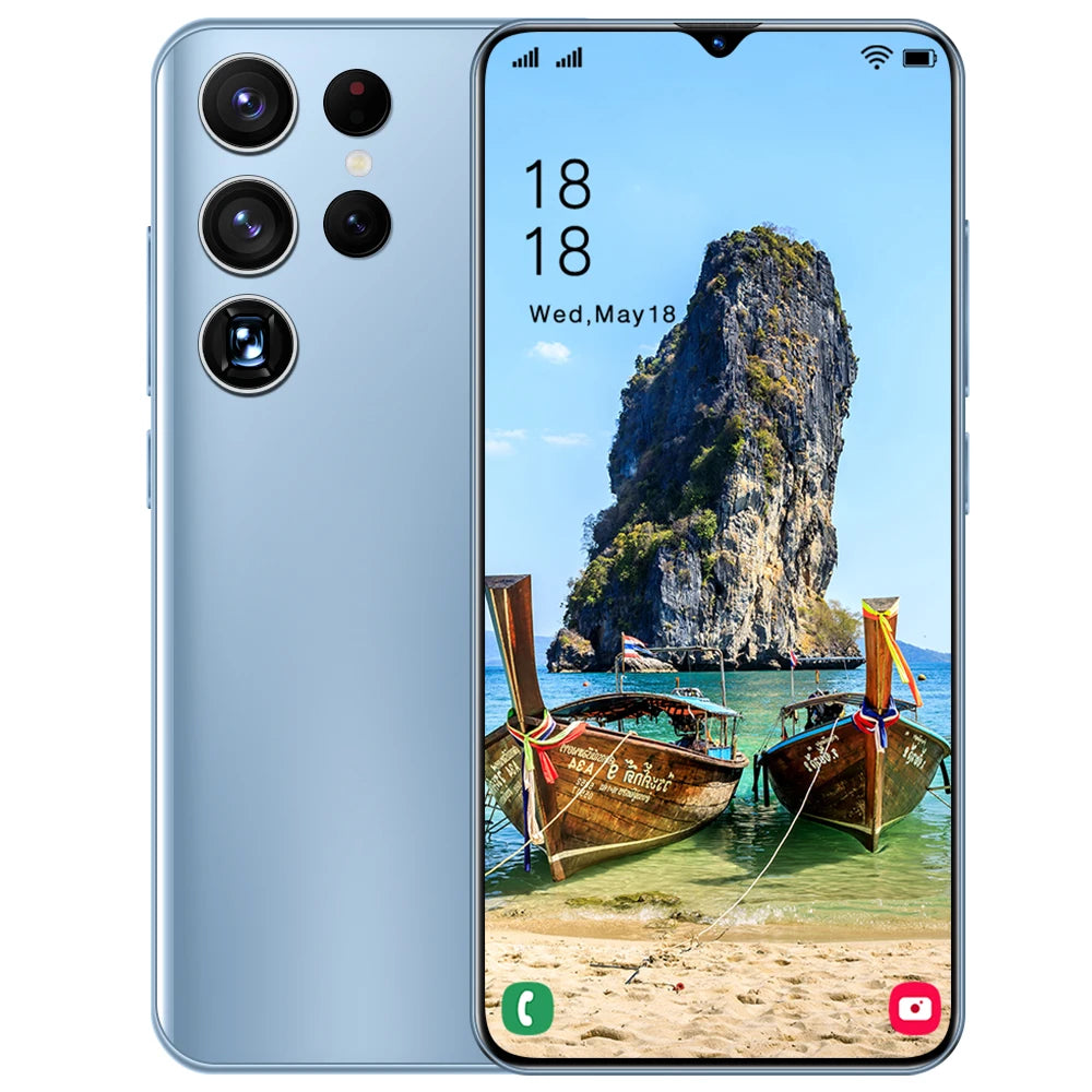 S22 Ultura Display 1;1 Phone Goophone Symphonette 6000mah Android Smart Phone