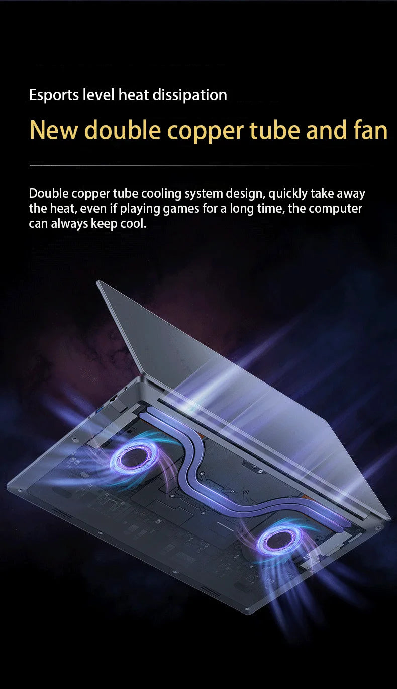 15.6" Laptop Win11 Pro Core I7-8750H 500GB Ultrasound 8/16/32GB RAM 1TB/2TB SSD IPS Screen Metal Body Backlit Keyboard Business