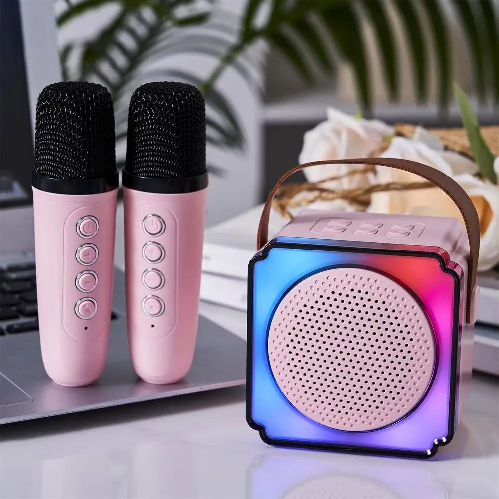 P8 Ali Baba Wireless RGB Karaoke Machine Speaker for Party Singing Music Events and Fulfilling Various Entertainment Purposes