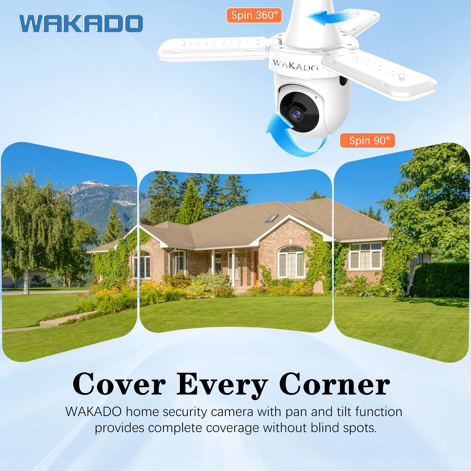 Bulb Lamp Camera 1080P Wifi PTZ Camera IR Night Vision Home Security Camera