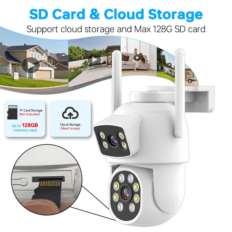 Best Selling Home Security Camera Dual Lens App Remote Control and Monitoring Wireless WiFi Camera Home