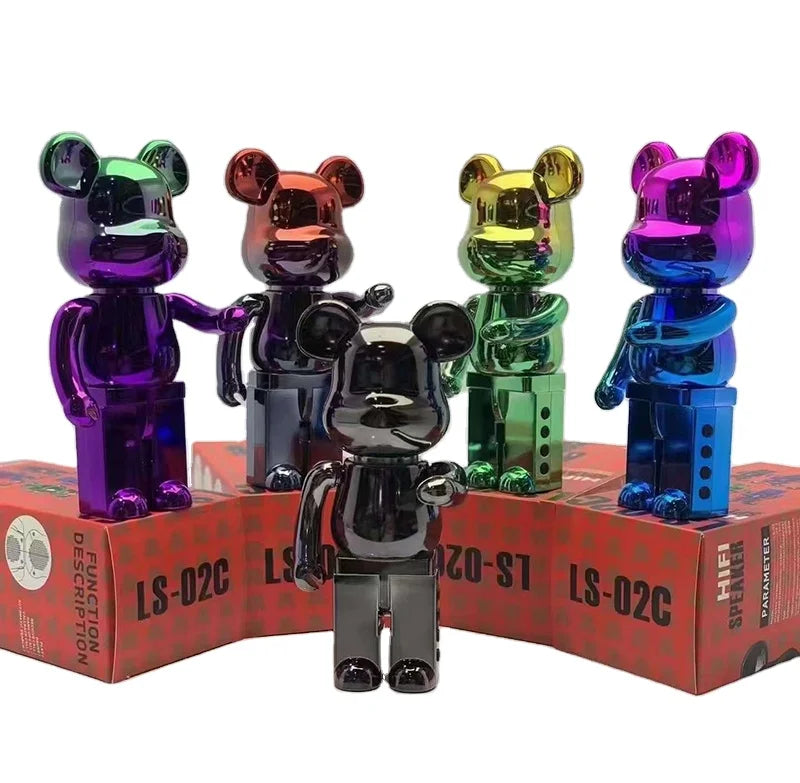 LS-02 Violent Bear Speaker Suitable Home Decoration Desk Electronic Presents Grizzly Bear Bluetooth Speaker Wireless Speaker