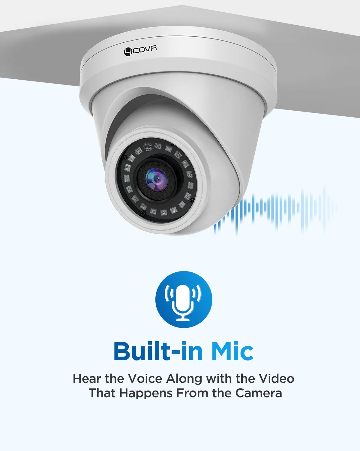 16 Channel 12x 5Mp IP67 Turret Audio AI Person Detect Business Home Security 4TB HDD NVR Night Vision 4k Cctv Poe Camera System