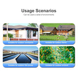 HongGlobal 5MP 4G LTE Video Outdoor 360 Degree Surveil Smart PTZ CCTV Camera V380 Pro 4G Sim Card Wireless Home Security Camera