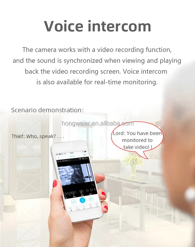 HongGlobal 3MP IP 4G LTE Solar Powered Outdoor Wireless CCTV Surveil Camera ICAM+ 4G Sim Card Solar Panel Home Security Camera