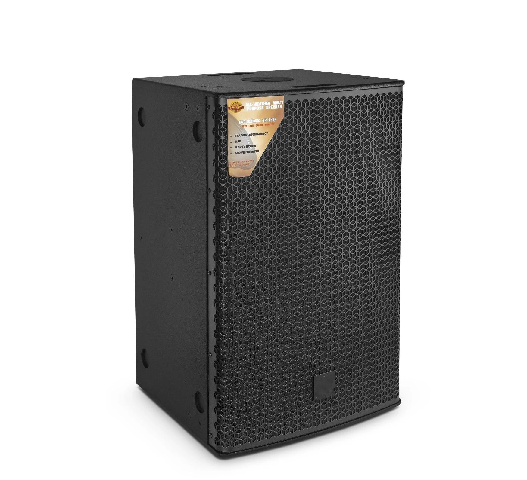 XTUGA S15 Professional 15" 600W Wooden Subwoofer Speaker for Stage & Home Theatre Sound Systems