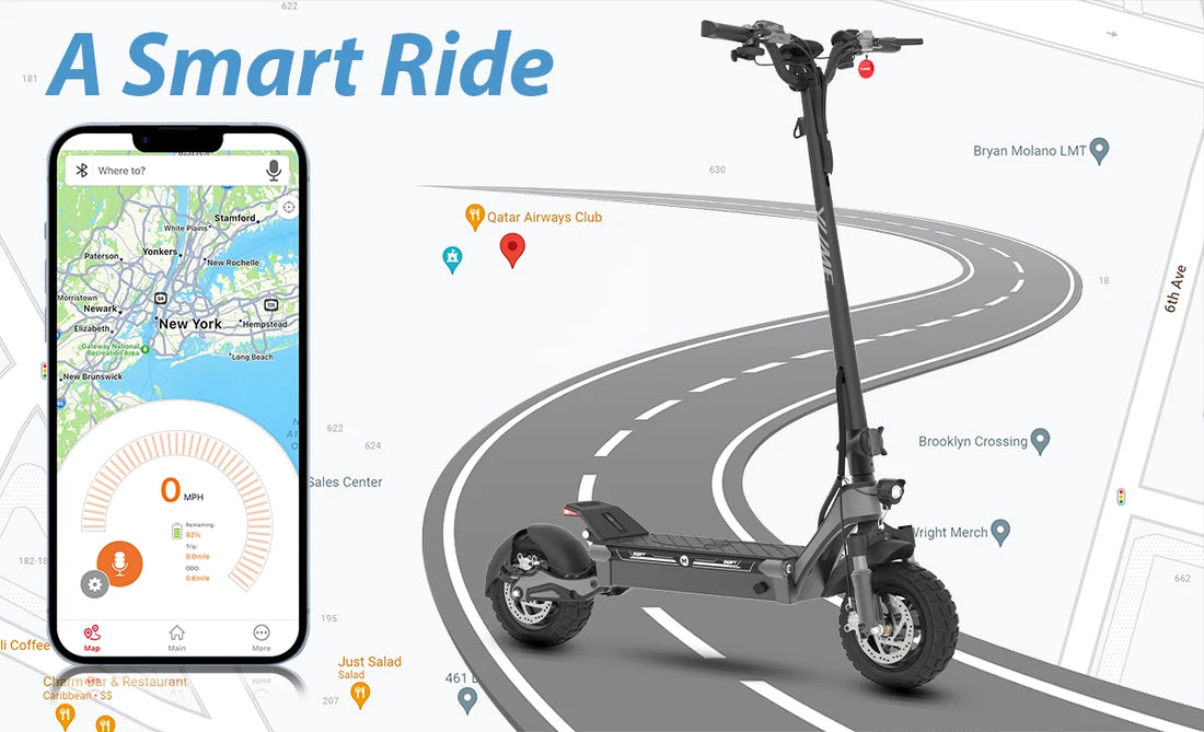 For YUME Swift 250W Electric Scooter Brushless 10 Inch Wide Wheel Foldable Vigorous Sensor 60km Range Lithium Battery Smart Type