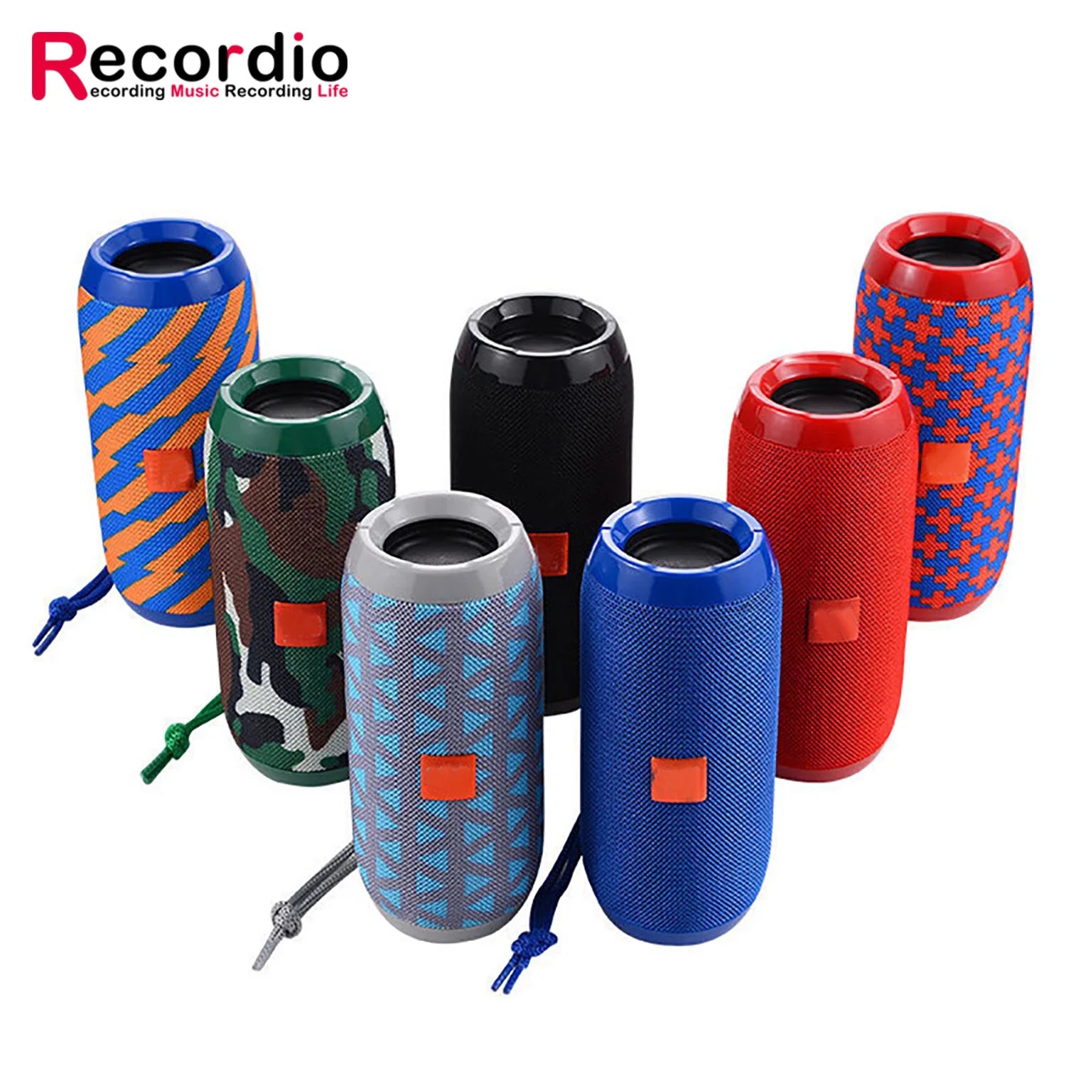 GAS-166  Top Seller TG117 Portable Fabric Wireless Speaker High Quality Waterproof Outdoor BT USB Mini Bass Speaker